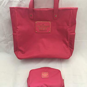 VICTORIA'S SECRET LARGE PINK LAPTOP TOTE PURSE BAG